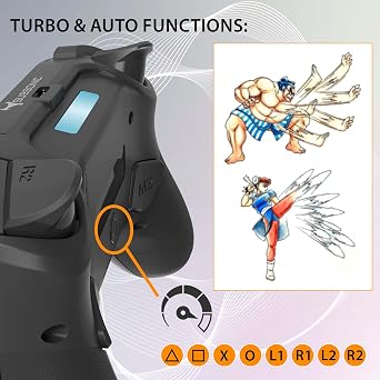 Subsonic - Wireless controller for PS4 / Playstation 4 - Bluetooth controller with LED, vibration and gaming headset jack - Black [playstation_4]