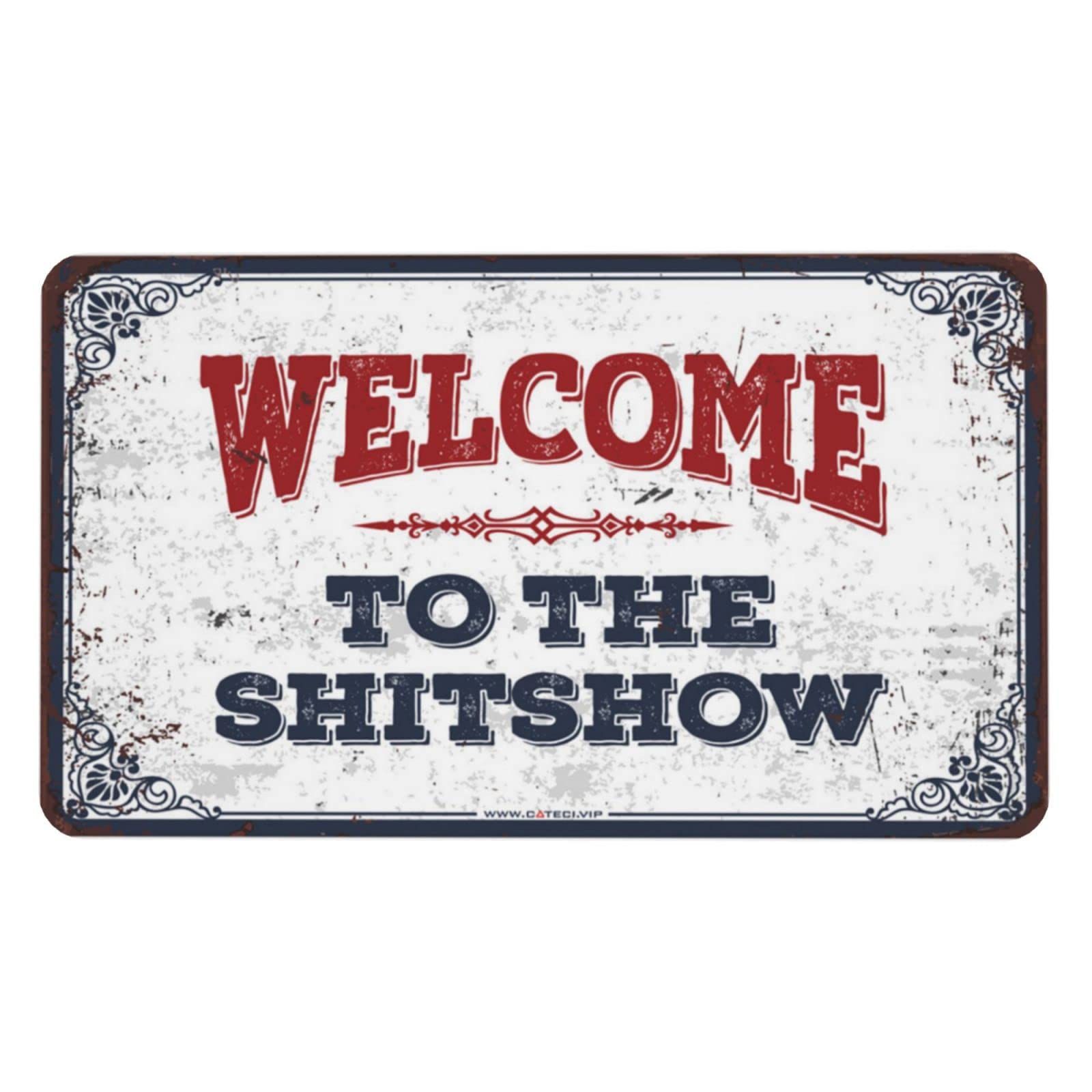 Tapis de souris amusant Welcome to The Shitshow cadeau rigolo pour collègue
