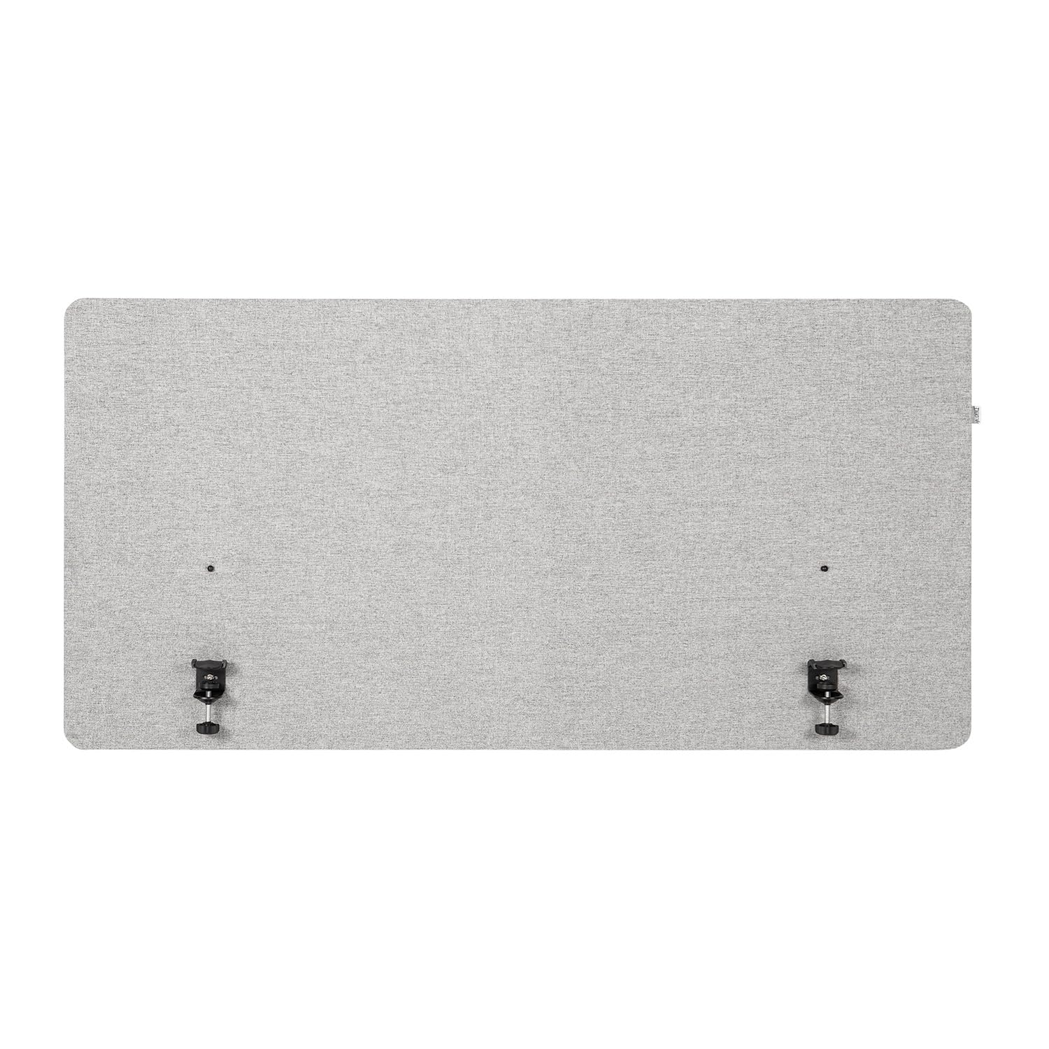hjh OFFICE Separador acústico de Escritorio Partición de Mesa FLEXMIUT D Tejido 62 x 120 cm Tabique Gris Claro