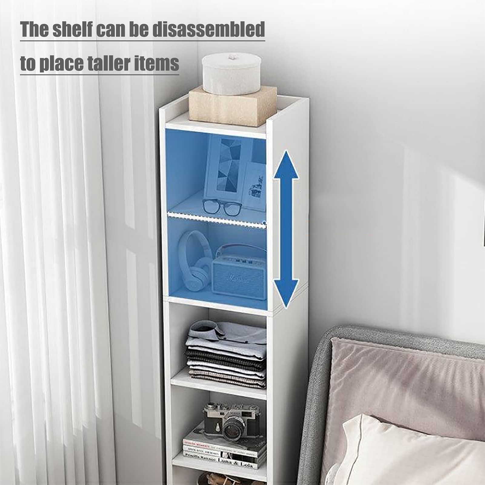 Amazon｜工業用本棚木製本棚ヴィンテージフリースタンディングブック