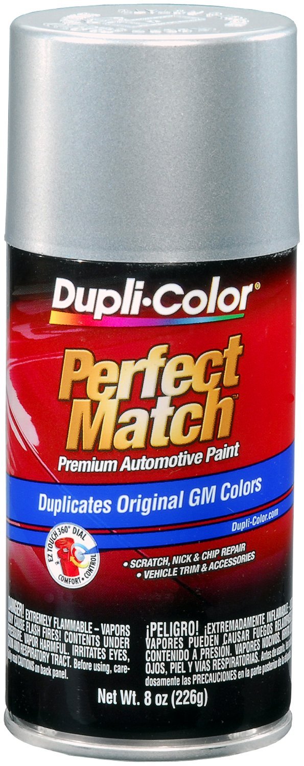 Dupli-Color EBGM05357 Perfect Match Automotive Spray Paint – General Motors Silver Metallic, 15 WA8914 – 8 oz. Aerosol Can