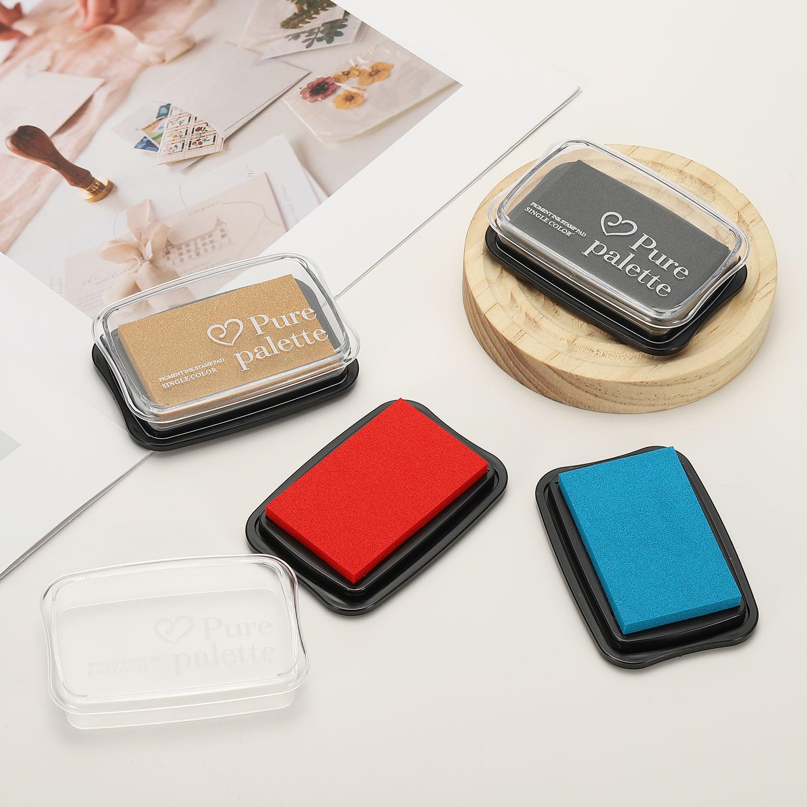 PATIKIL 3"x2" Large Stamp Pad - Image 4