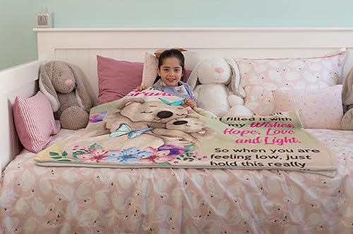 Miniatura 3 de Manta personalizada con texto en inglés To My Daughter de papá o mamá, regalos para hija de padre madre, manta de regalo de cumpleaños, manta de