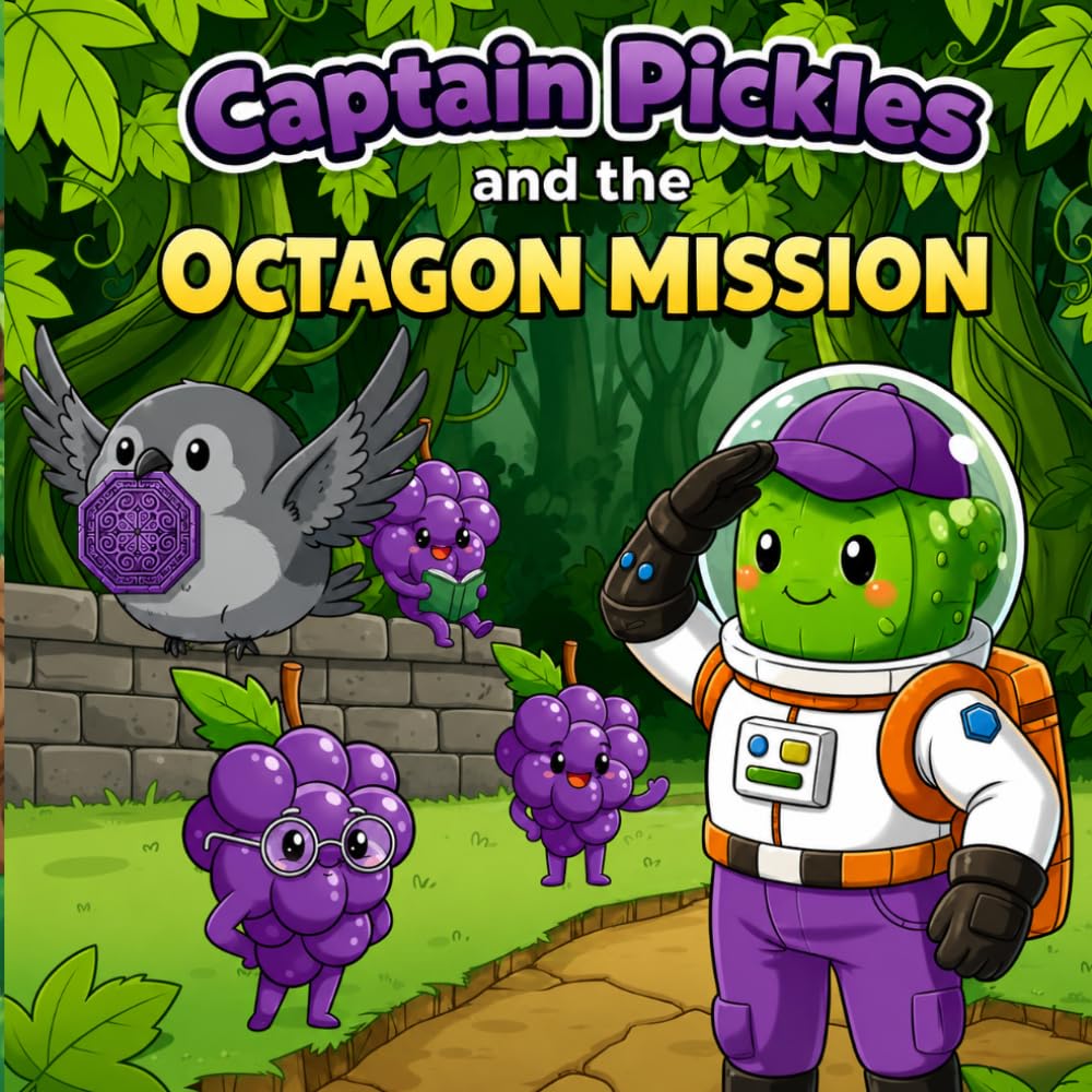 Captain Pickles and the Octagon Mission: A Fun Octagon Shape Adventure Workbook for Toddlers and Kindergarten | Learn to Trace, Draw, Recognize & ... Fun (Captain Pickles Shape Training Missions)