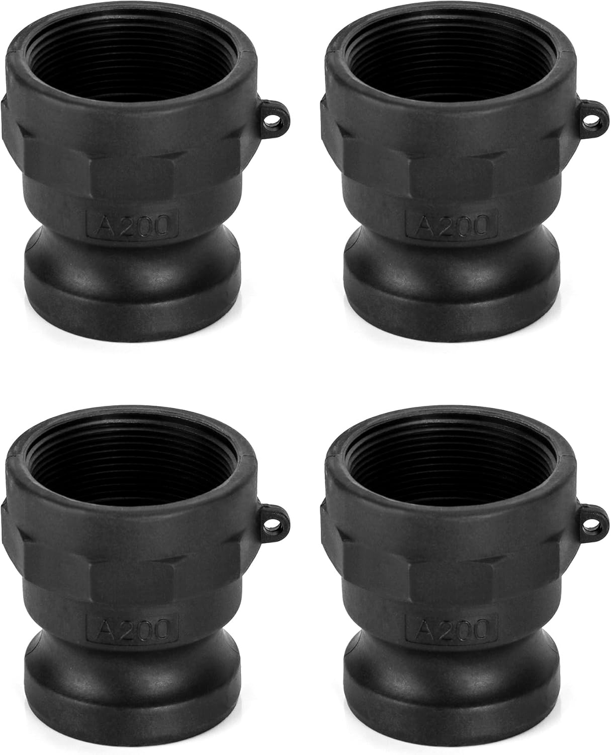 QWORK Poly Cam Lock Fittings, 4 Pack Type A Standard