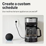 Amazon Basics Smart Plug, Matter Compatible, Compatible with Amazon Alexa, Google Home, Apple HomeKit, Matter Hub Required, 2.4 GHz Wi-Fi only, White, X-Pack (Pack of 2)