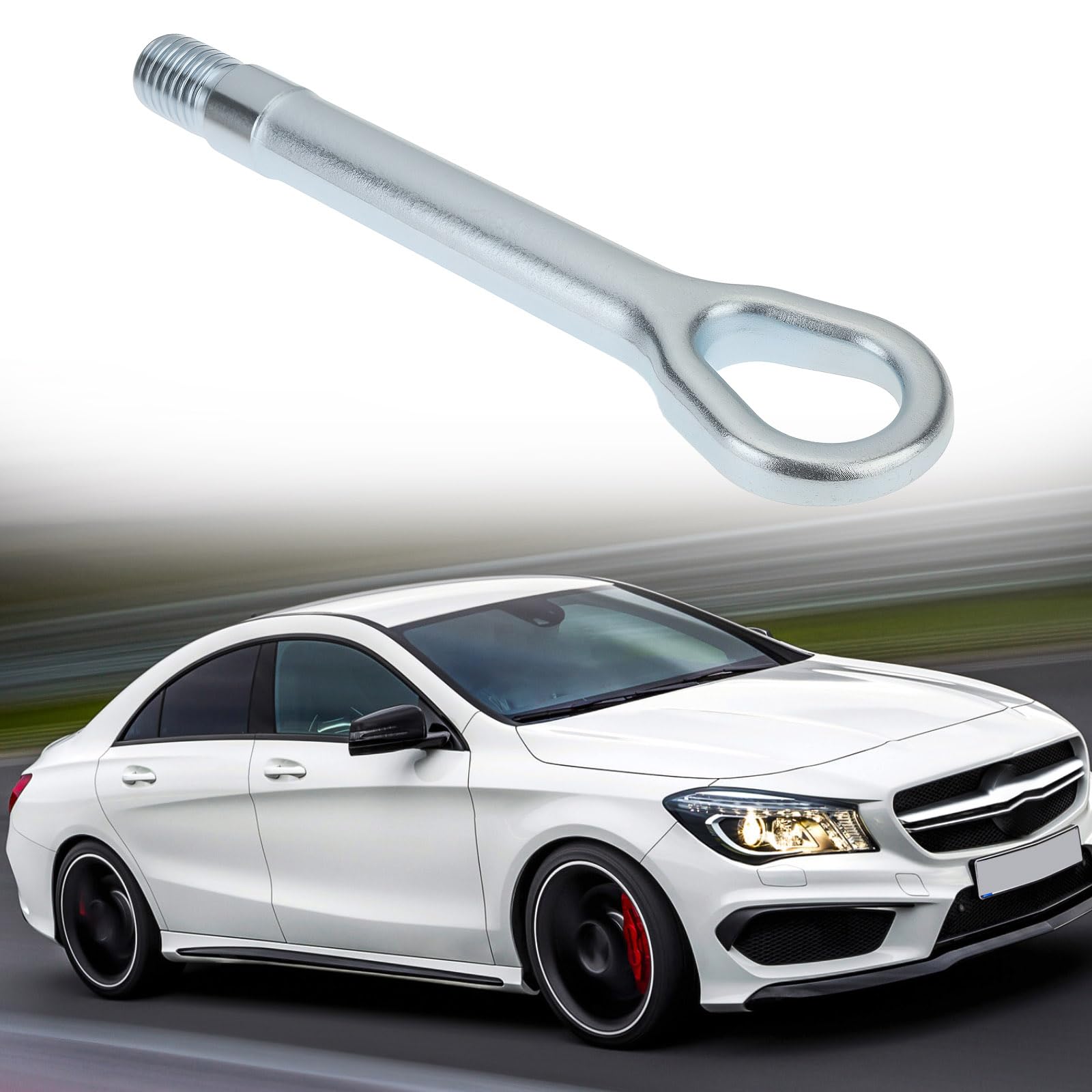 SG Store Crochet de Remorquage à Filetage Droit M22 A2223150000 A2213150061 Compatible avec Mercedes-Benz Classe ABC W176 W205 W246
