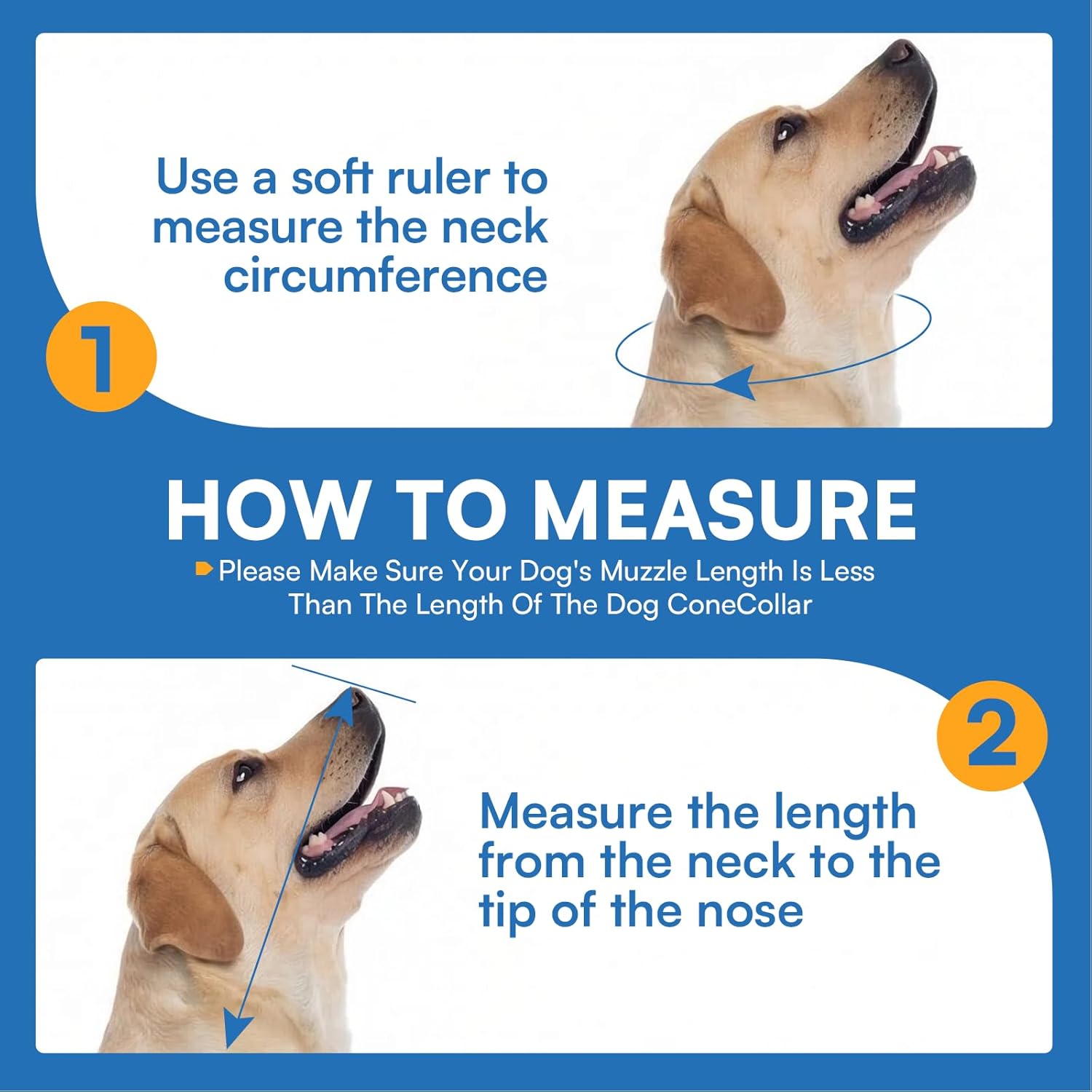 Queenmore XL Dog Cone, Soft Dog Cones for Large Dogs After Surgery, Cone for Dogs to Stop Licking, Pet Elizabethan Collar, Alternative to Recovery Collar for Pets, USAFlag XL