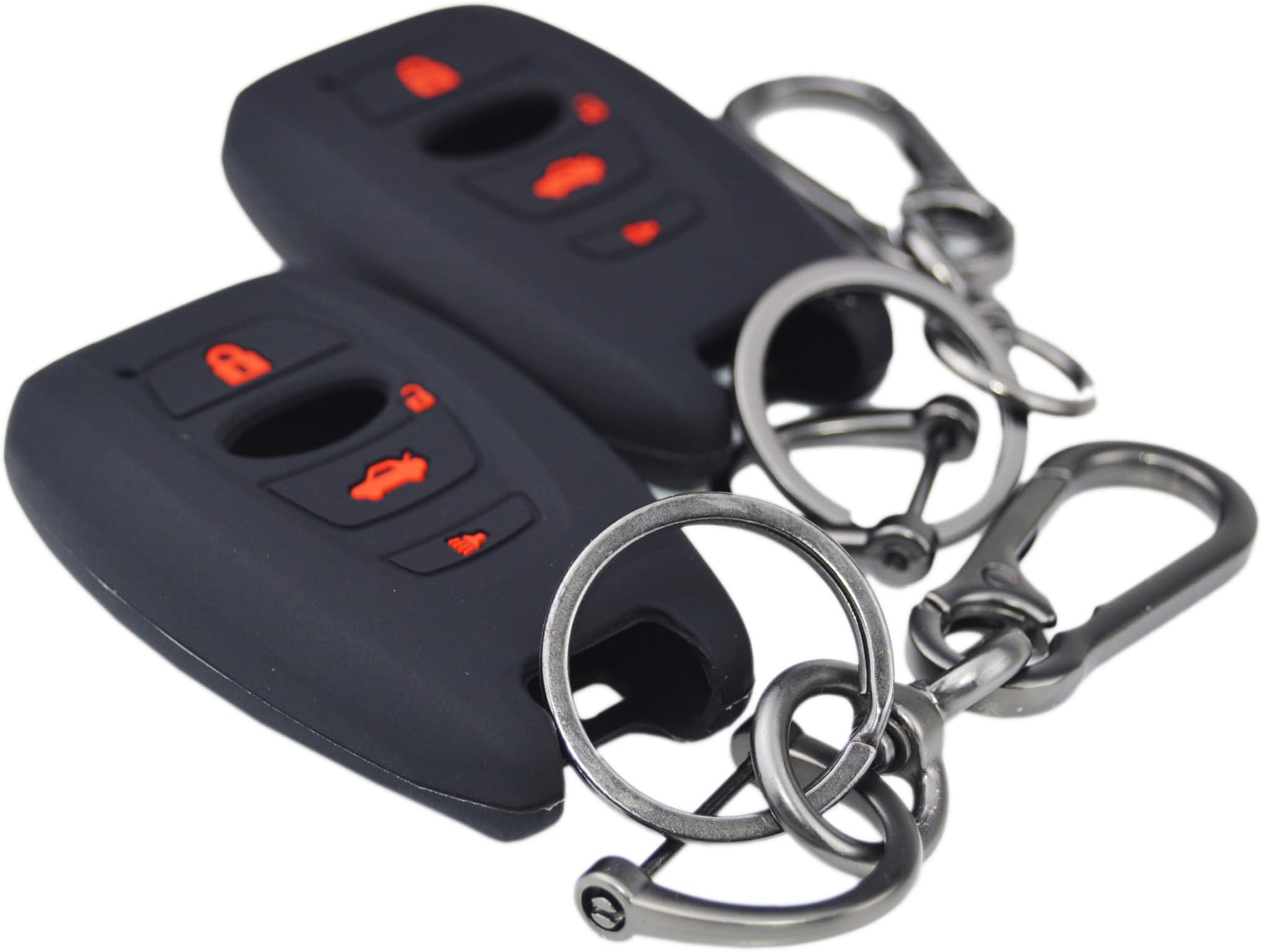 Zorratin Silicone 4 Buttons Smart Key Fob Skin Cover Case Protector Keyless Compatible with Subaru BRZ 2015-2022 Legacy 2020 2021 2022 Outback Ascent Crosstrek Forester WRX