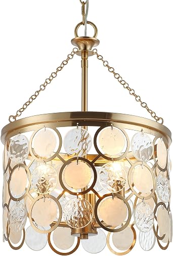 Kira Home Estelle 18" Modern Coastal Pendant Light for Kitchen Island