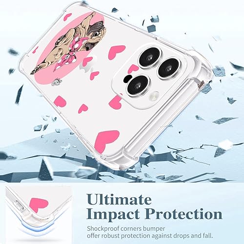 Vista 102 de Roemary Funda púrpura para iPhone 14 Pro Max con diseño de caballo azul, patrón de acuarela con protector de pantalla