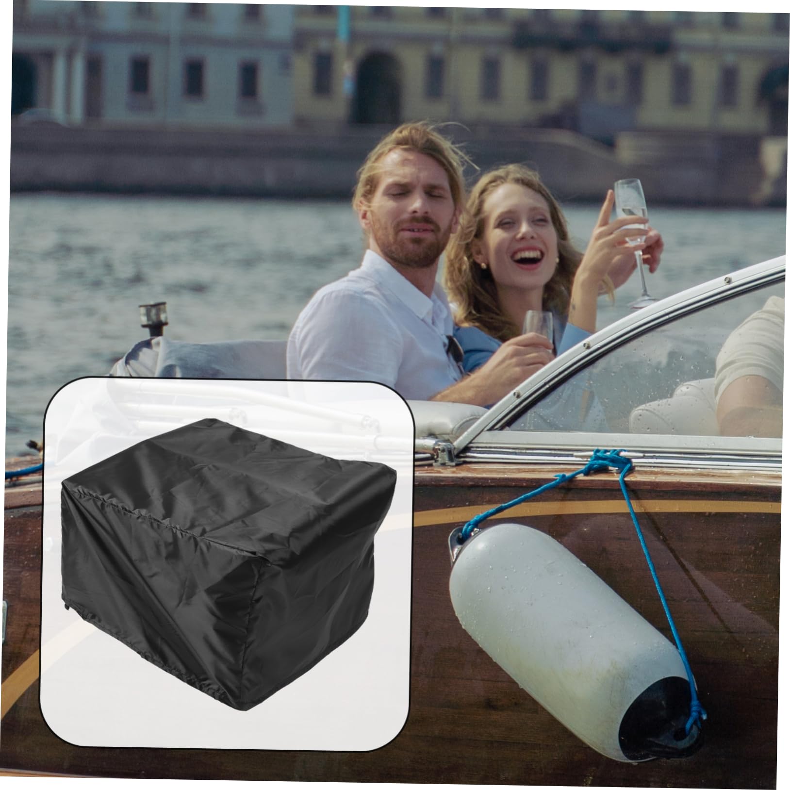 Yardwe Waterproof Seat Cover for Boat Folding Design Oxford Fabric from Rain Sun Easy to Clean