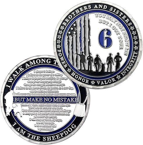 Moneda de desafío policial I Got Your 6