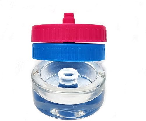 Miniatura 2 de Pesos de fermentación con mango antideslizante para fermentar chucrut, pepinillos, kimchi en frascos Mason de boca ancha (1)