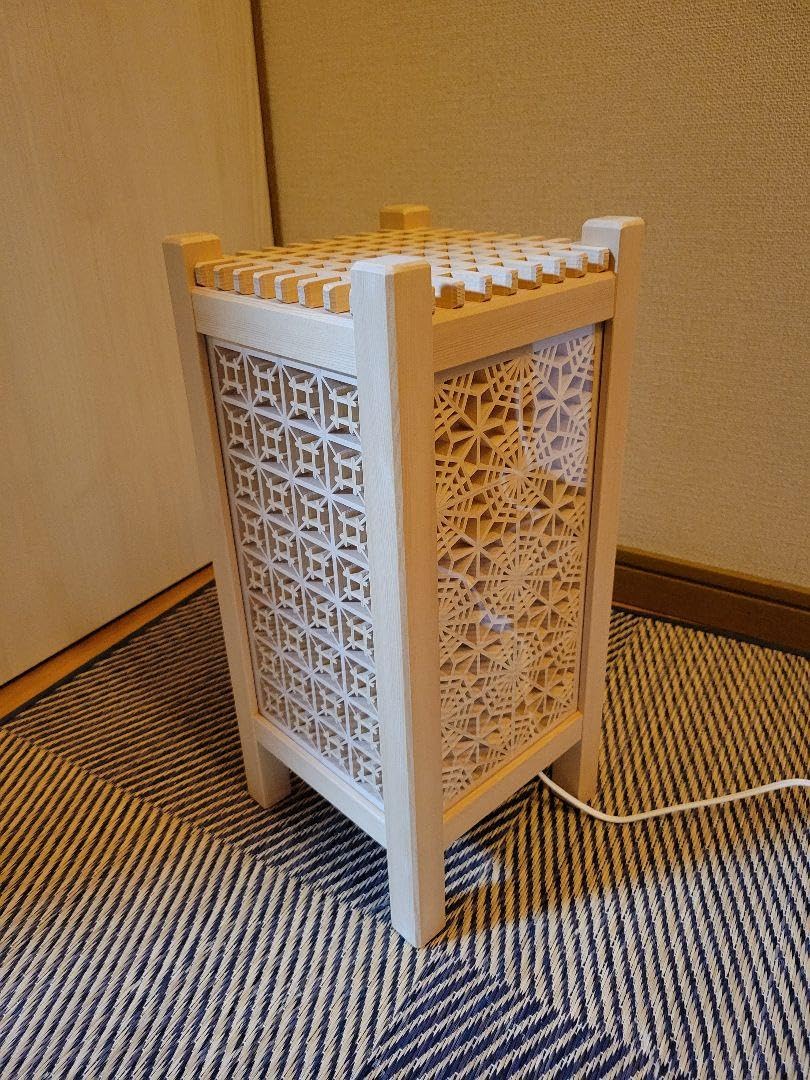 Amazon.co.jp: 組子 組子細工 行灯 照明 : 楽器・音響機器