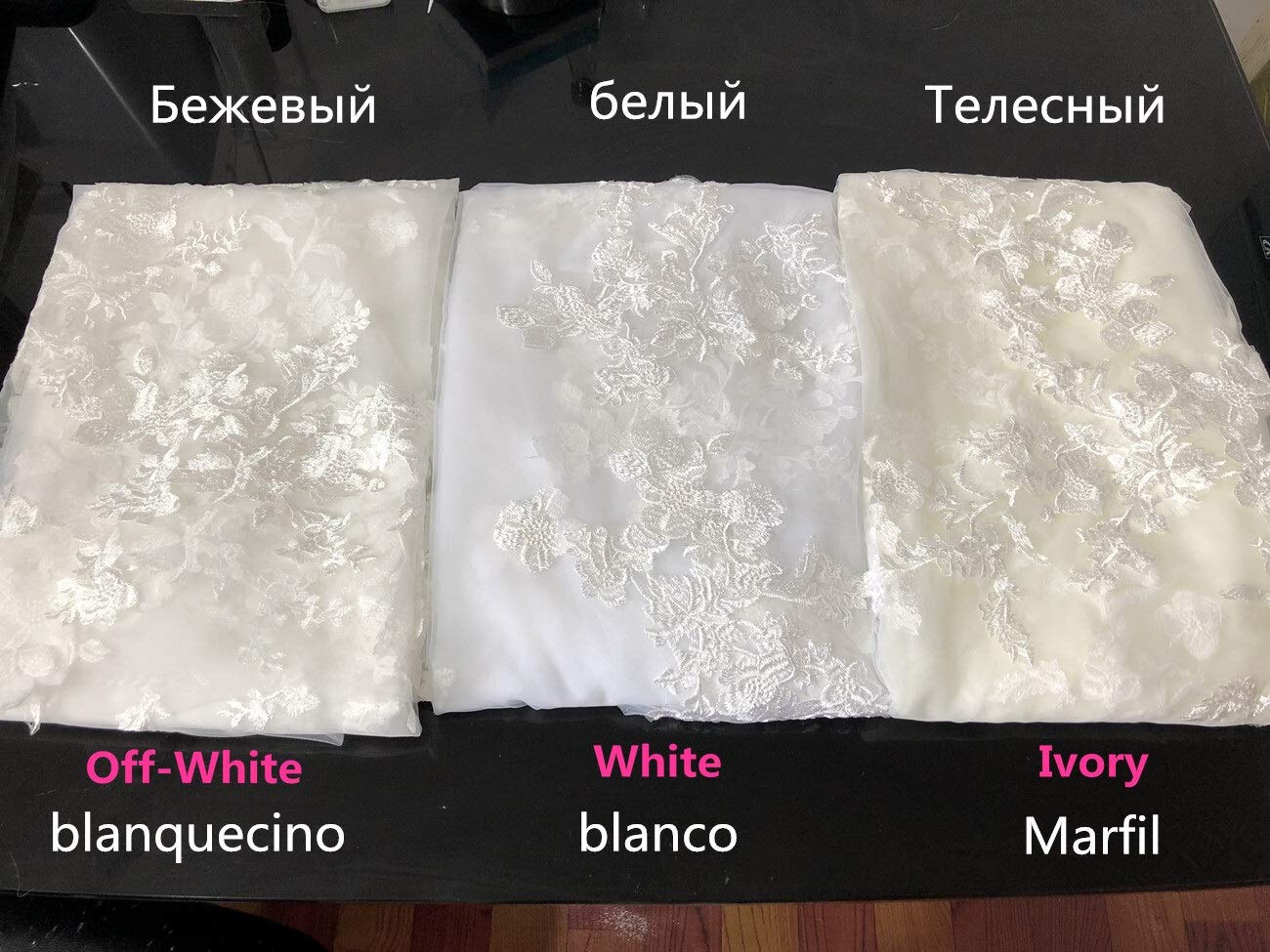 Desconocido Boda Boda 2 Niveles Blanco Marfil Velos Nupciales 3/4 / 5 MEZCLERS Catedral Longitud Aplique Light Borde Lujoso Veils con Blusher Metal Peine (Color : White, Item Length : 350cm)