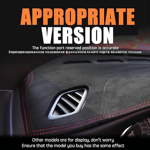 Miniatura 4 de OrbHes Automobile Dash Mat Dashboard Pad Car Dashboard Cover Protective Carpets Accessories,for Chevrolet Monza 2023
