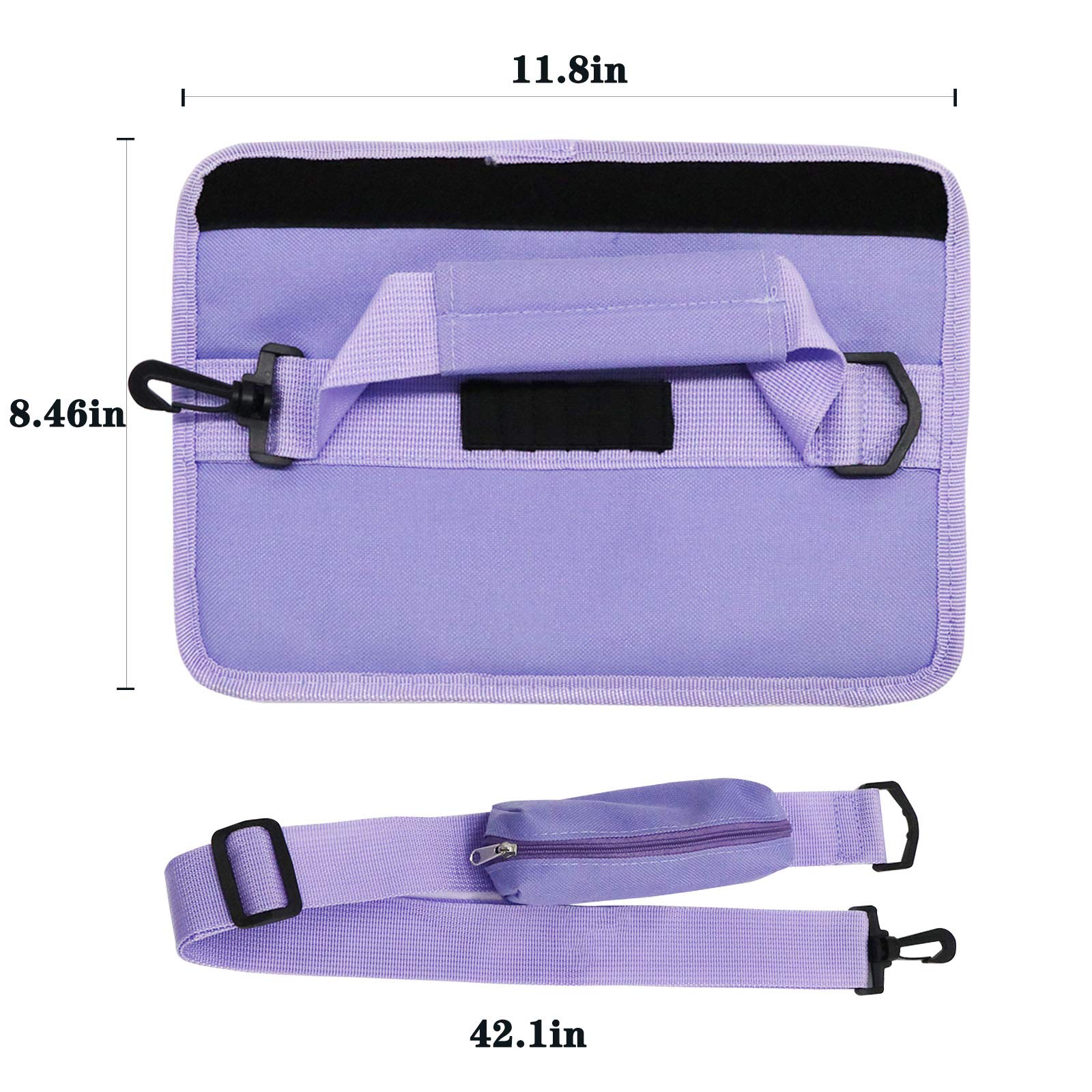 Golf Club Bag Mini Perfect for Men Women with Gift Box and Pocket and Shoulder Strap for Driving Range Course Practice Golf Bag Lightweight Foldable Durablefor (Amethyst) - Image 2