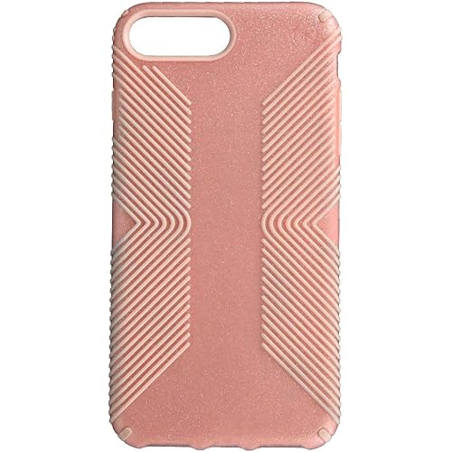 Speck Presidio GRIP and Glitter Case for iPhone 8 Plus 7 Plus - Pink and Glitter
