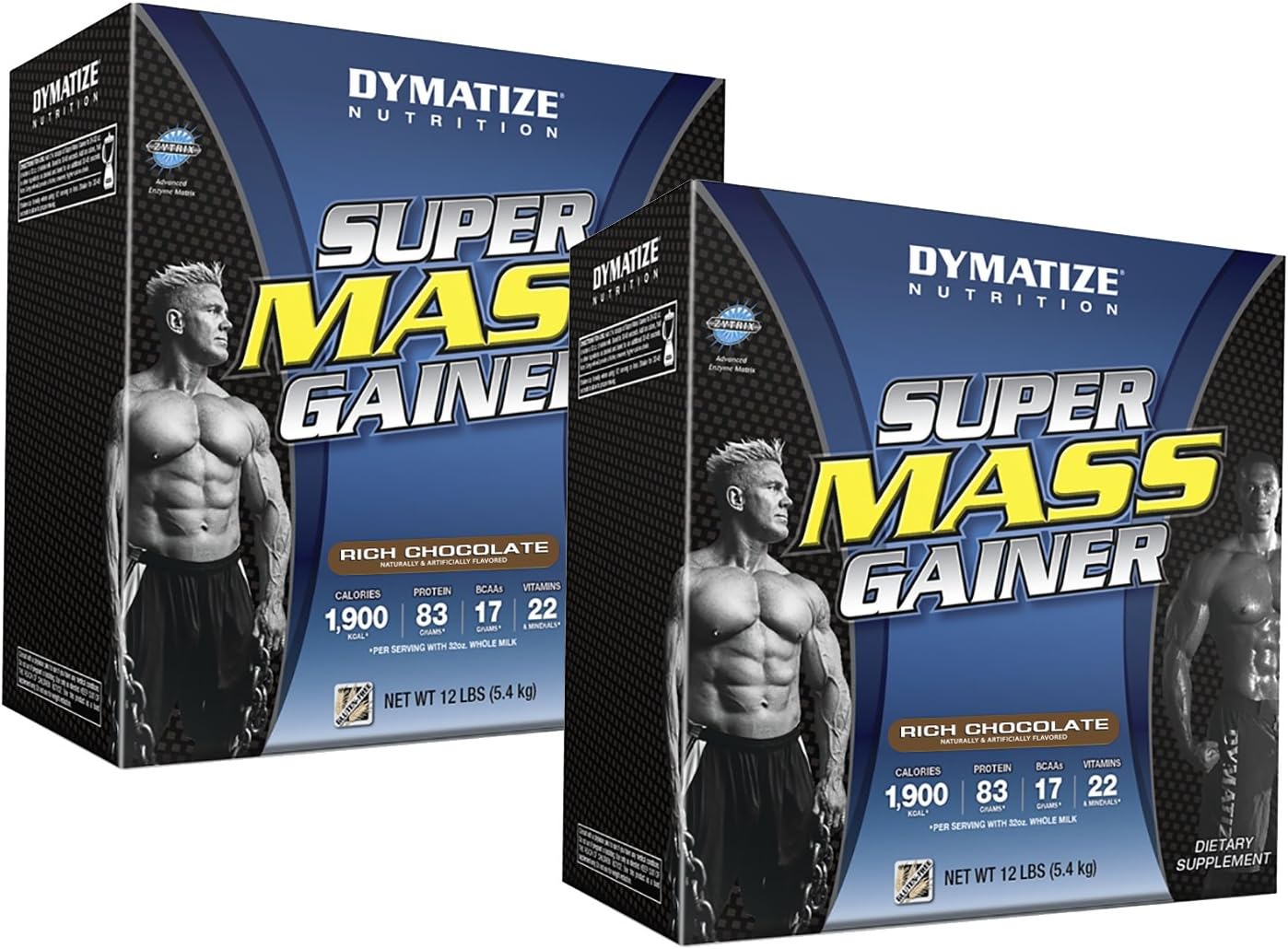 Dymatize Nutrition Mass Gainer Rich Chocolate 12 lbs [2 pack]