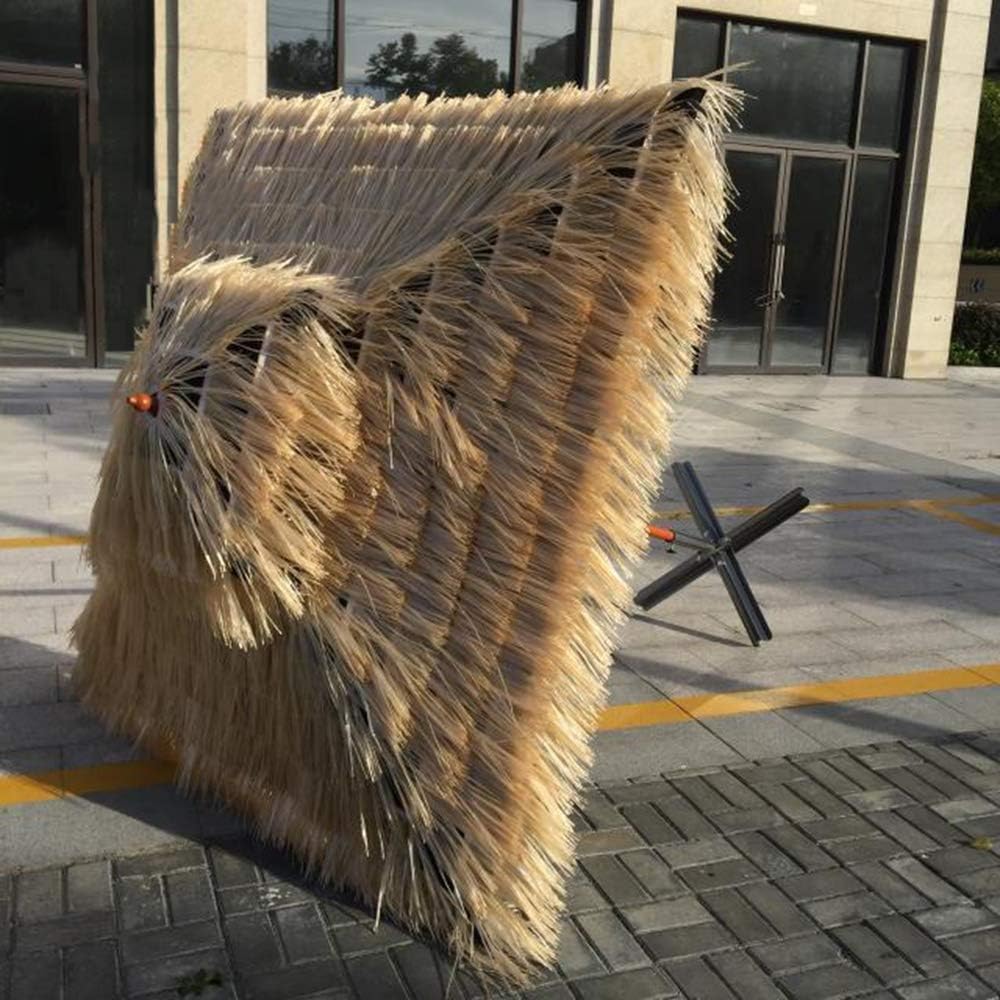 LSLYTQ Patio Umbrella Outdoor 1.8m ched Tiki Umbrellas, Straw-like Outdoor Umbrellas For Garden/balcony/terrace/courtyard, Sun Protection, UV Protection good