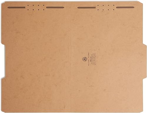 Miniatura 2 de Smead Carpeta de archivos de cierre pesado, 2 sujetadores, pestaña de corte 25 a la derecha de las posiciones centrales, altura de la guía, tamaño