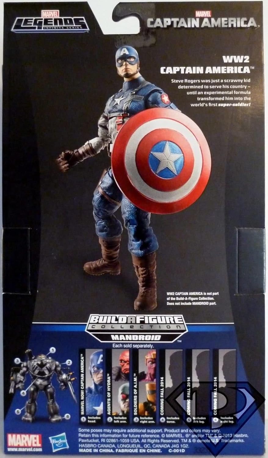 Marvel Legends Infinite Series Captain America 6-Inch Figure
