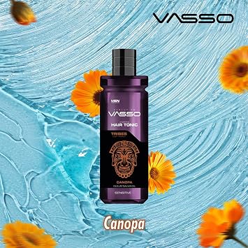VASSO Saç Toniği | Hassas Saçlar İçin | Hassas Saç Derisi Rahatlatma, Hücre Yenileme | canopa 260 ml