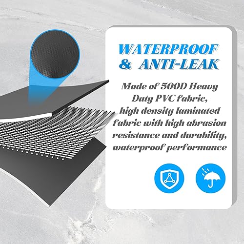 Miniatura 4 de Pesos de agua para toldo, 8 paquetes de 176 libras, bolsa de pesos de agua para tienda de campaña de alta resistencia para toldo desplegable,