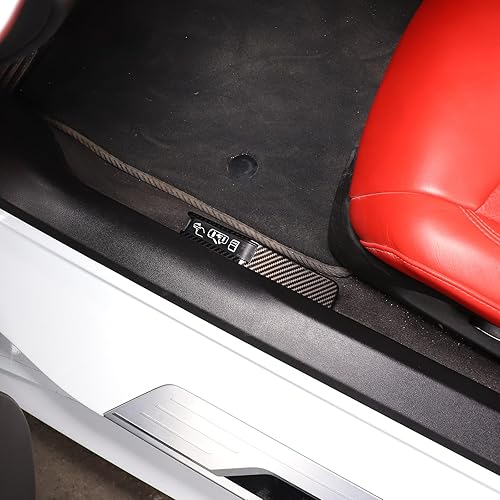 Vista 202 de CHEAYAR Cubierta decorativa para panel de interruptor de elevación de ventana, compatible con Chevrolet Corvette C8 2020-2023