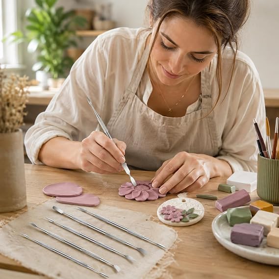 Sculpting Tools, Modelling Tools, Silver Clay, Clay Tool