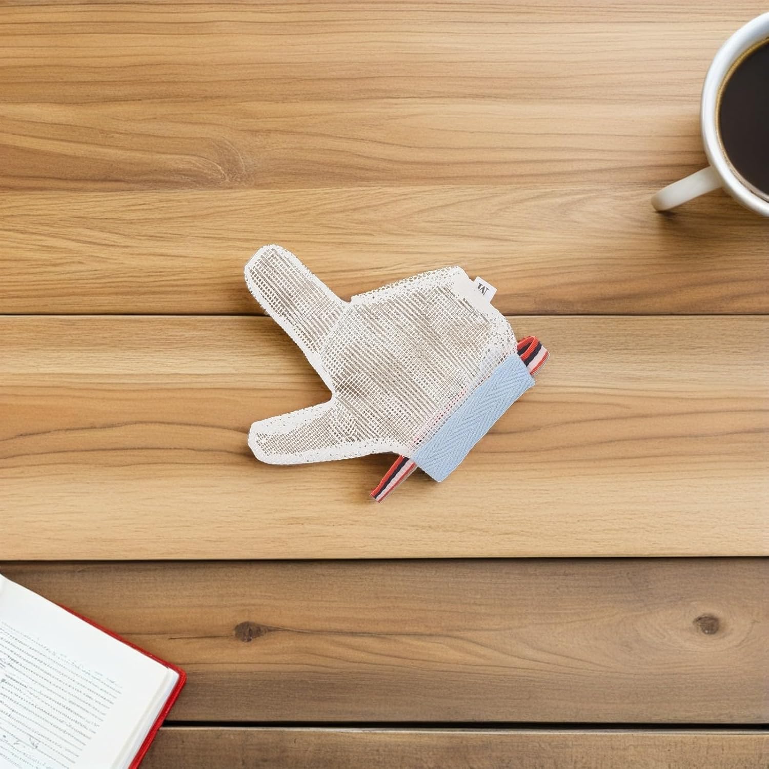 CHILDWEET Thumb Guard Gloves with Double Finger Design White