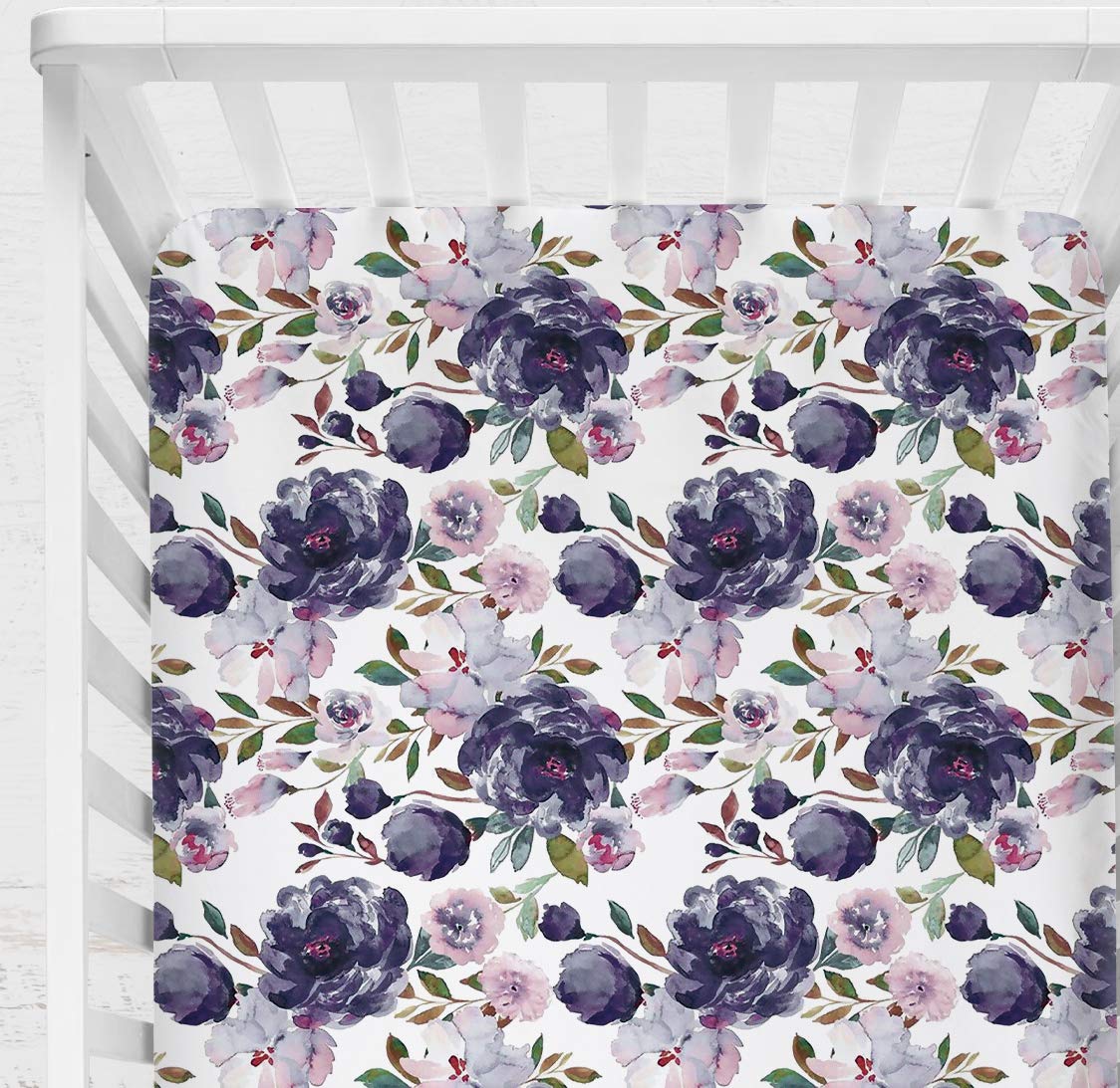 purple cot sheets
