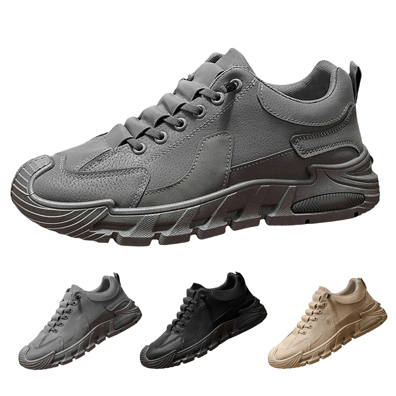 Zapatillas de senderismo para hombre, ortopédicas, transpirables, ligeras