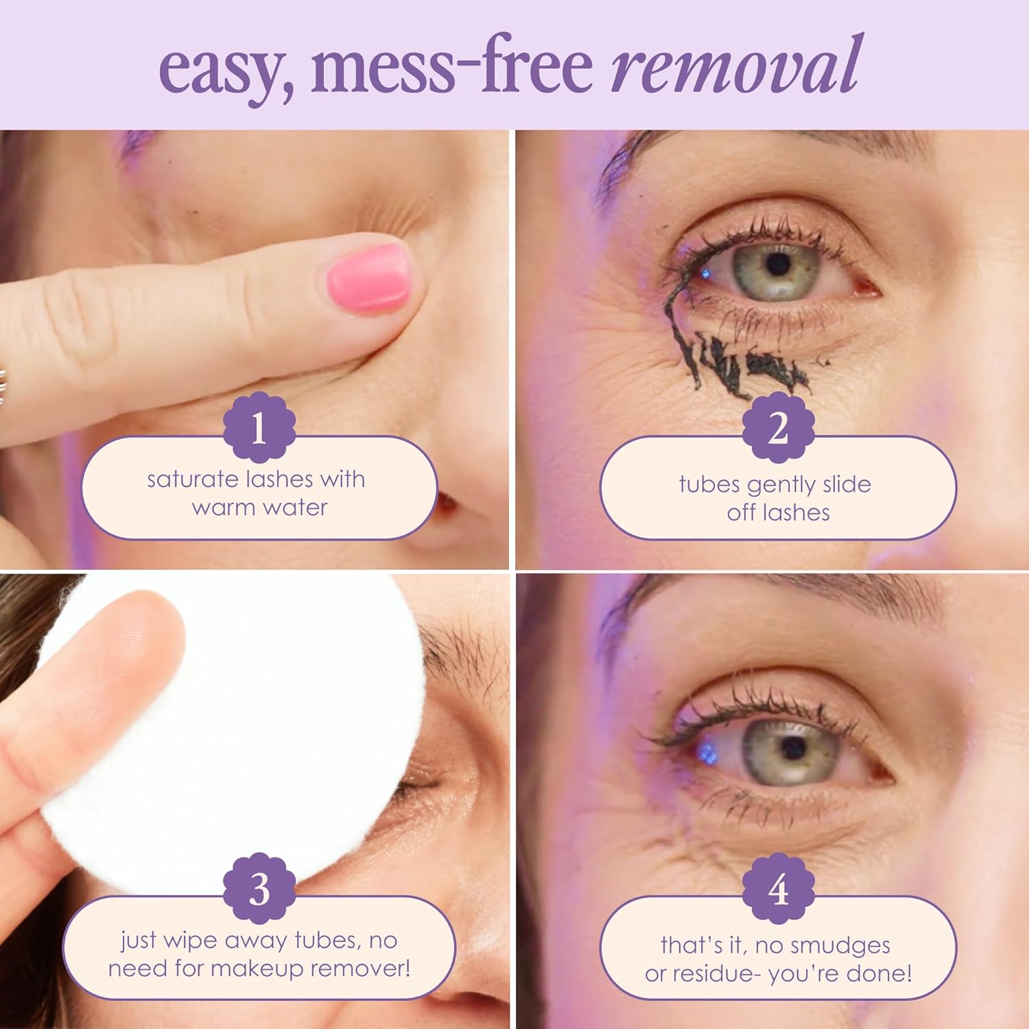 Grande Cosmetics GrandeWRAP Tubing Mascara - Buildable Volume & Length, Lifts, Curls & Separates Lashes, Anti-Smudge, Lightweight, Flake-Free, All Day Wear, Easy Removal, ProVitamin B5 Infused - Black - Image 6