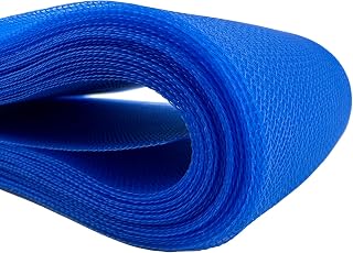 STARLIGHT TRIMMINGS 3 Inch Soft Horsehair Braid 22 Yards Sewing Trim Veil Wedding Accessory (Royal Blue)