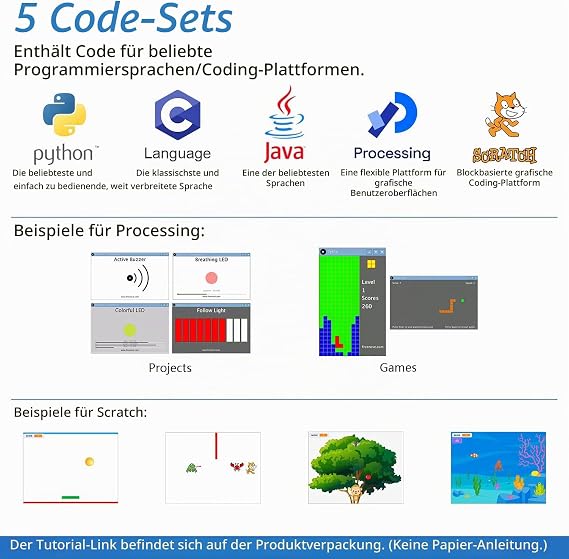 Freenove Basic Starter Kit for Raspberry Pi Model 3B+ 3B 3A+ 2B 1B+ 1A+ Zero W Python C Java 17 Projects 140+ Pages Detailed Tutorials