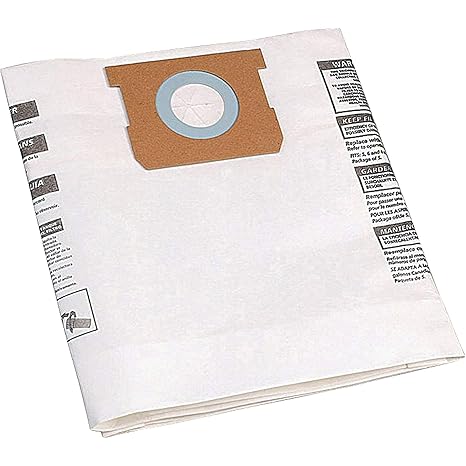 Shop Vac 906-62-33 10 To 14 Gallon Disposable Filter Bags 3 Count
