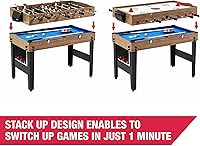 Vista 3 de Mesa de juego combinada de interior de 48" 3 en 1, mesa de conversión