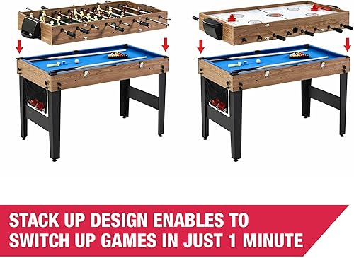 Miniatura 3 de Mesa de juego combinada de interior de 48" 3 en 1, mesa de conversión