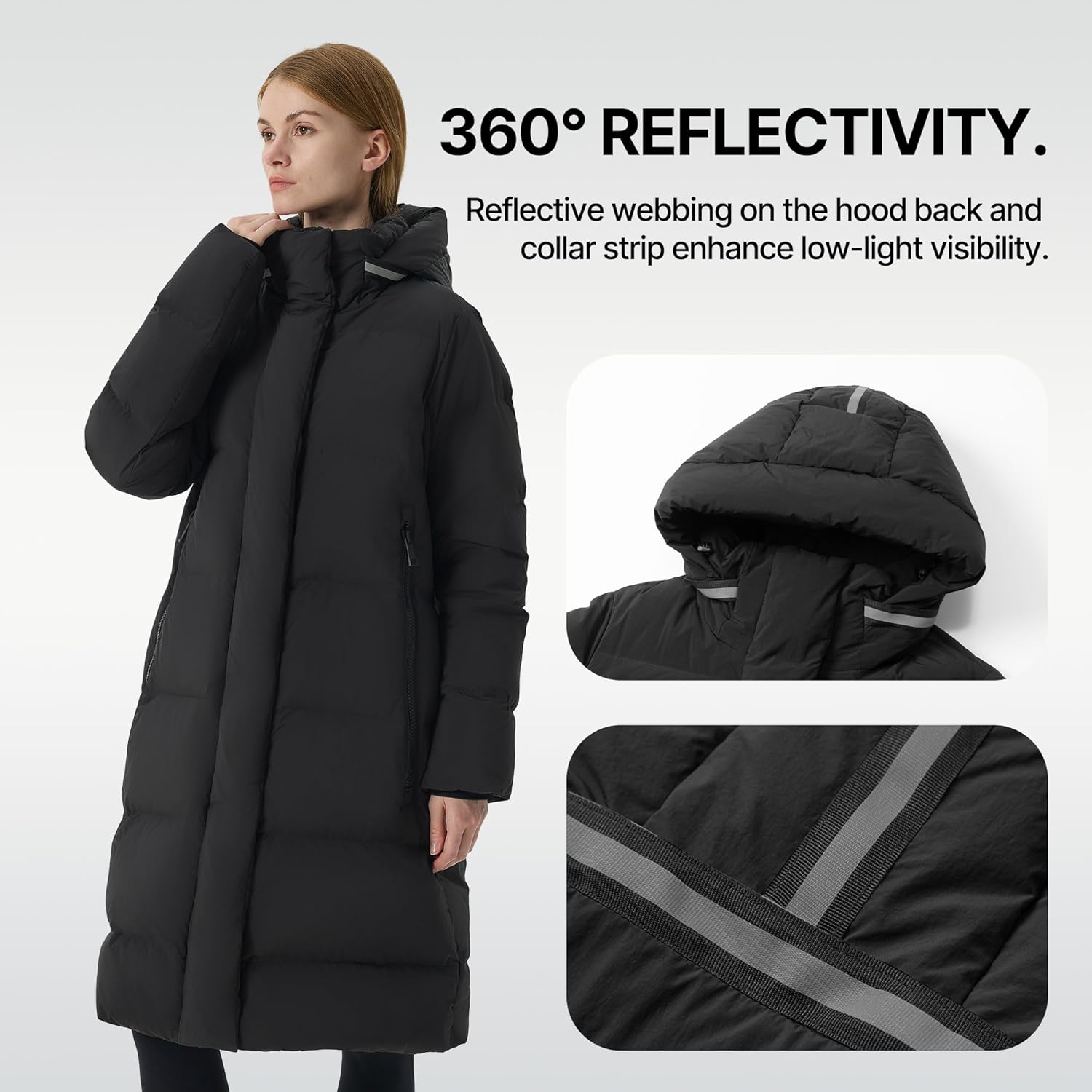 Fitouch Summit Breeze Women's Lightweight Down Puffer | 750+ PF Winter Long Jacket | Soft Warmest Coat