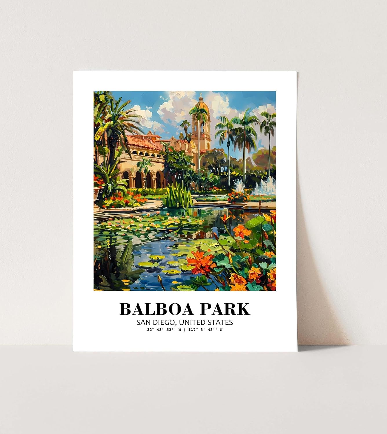 Eleville 8X10 Unframed Balboa Park San Diego United States Tourist Attraction World Wonder Travel Family Vacation Art Print Poster Wall Office Home Decor mgn046 image 3