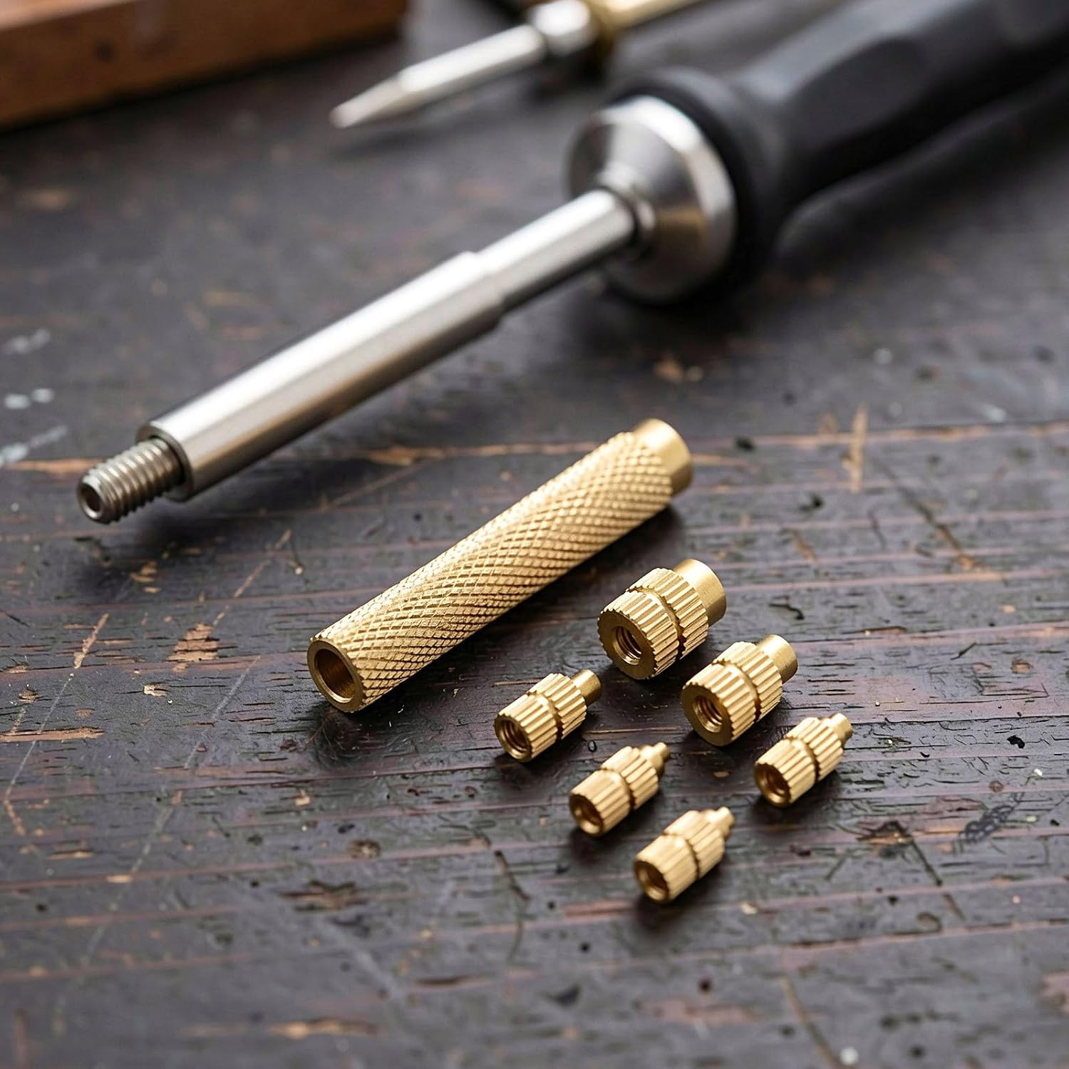 Heat Set Insert Tip Set for M2 M2.5 M3 M4 M5 M6 Inserts