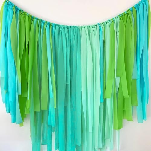 Miniatura 2 de PartyWoo Serpentinas de papel crepé, 4 rollos de 328 pies, paquete de papel crepé verde menta para decoraciones de fiestas, decoraciones de boda,