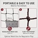 Cosco Nylon Badminton Net (Maroon) gallery image