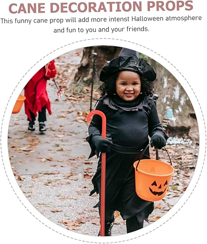 Miniatura 3 de BCOATH Bastón de cosplay Maquillaje Personal Ropa para niños Muleta de baile de plástico