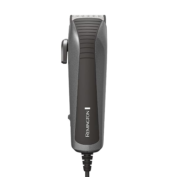 Remington Easy Fade Haircut Kit, Hair Clippers for Men, Tapered and Standard Fixed Combs, Travel Case Included, Black