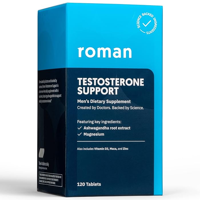 Buy Roman Testosterone Support HormoneFree Men's Daily Nutritional
