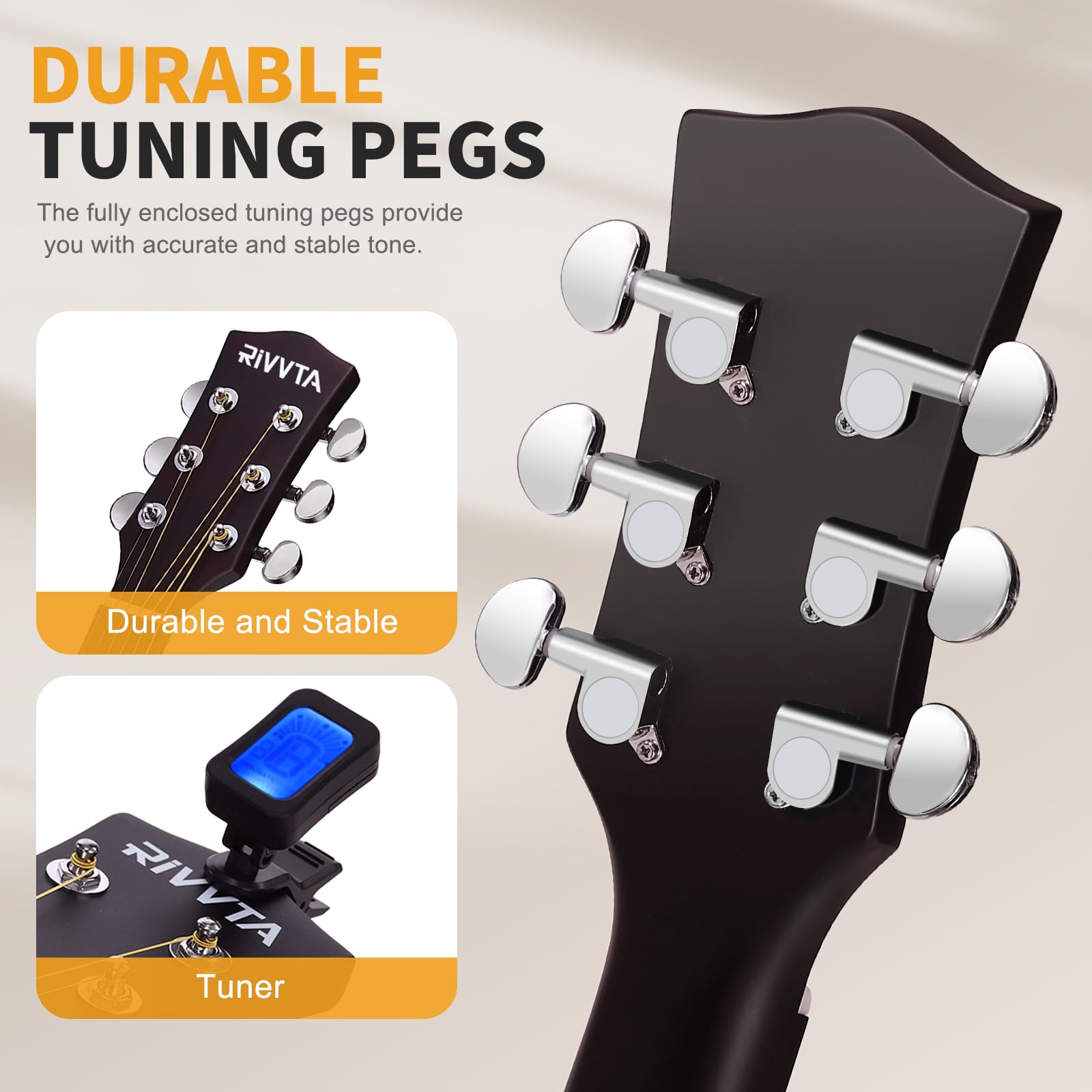 QUARKZMAN Kit Chitarra Acustica Per Principianti Adulti, Chitarra Acustica Elettrica 41 Pollici Cutaway Con Accordatore, Corde, Plettri, Tracolla, Pickguard