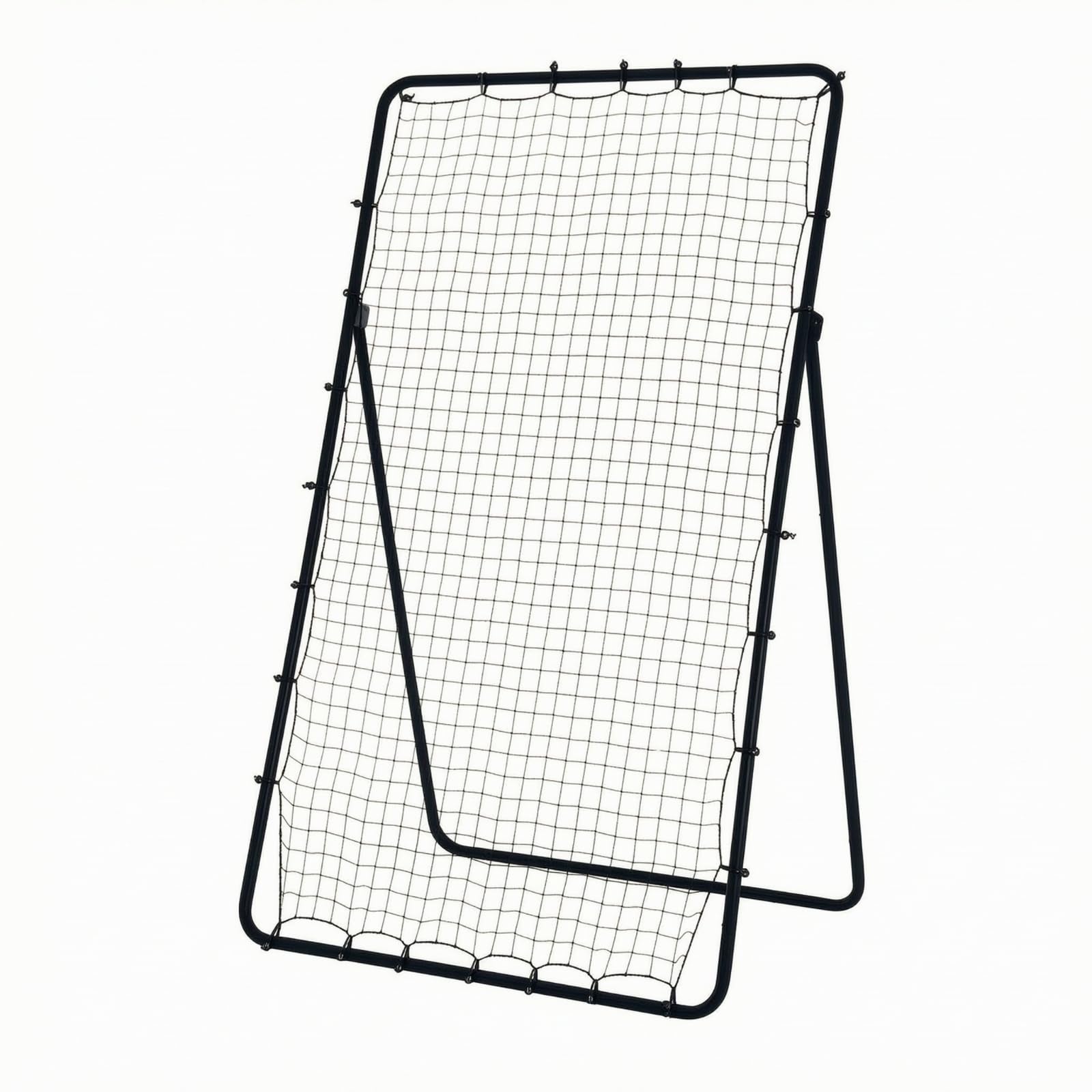 Rete Elaica da Calcio Pieghevole Multifunzione, Rimbalzatore da Calcio, Resiente, Rebounder con Telaio Regolabile, per Giardino
